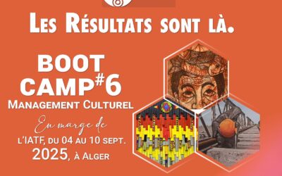 Résultats de l’appel à candidatures BOOT CAMP #6 – Management Culturel | Algérie